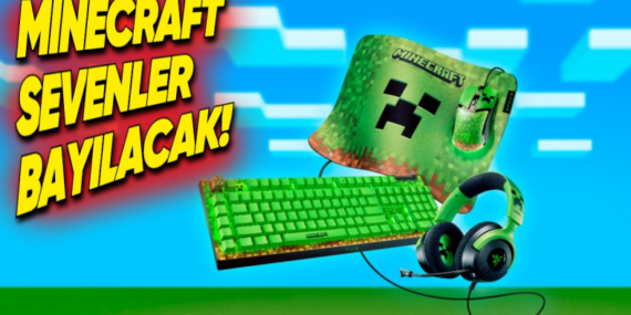 Razer ve Mojang’dan Oyunseverlere Minecraft Temalı Yeni Ekipman Serisi!