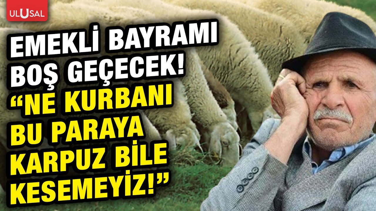 Emekli bu bayramı da boş geçecek! "Kurbanı bırak karpuz bile kesemeyiz  aldığımız maaşla!"