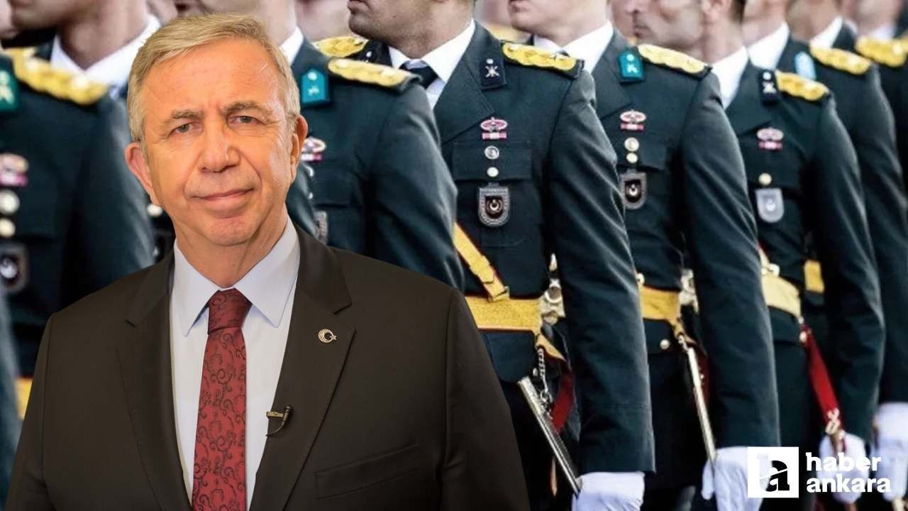 TSK'dan ihraç edilen teğmenlere ABB Başkanı Mansur Yavaş sahip çıktı -  HABER ANKARA