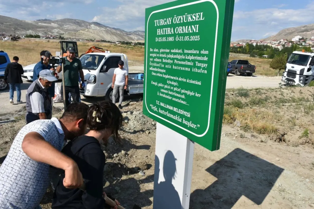 Nallıhan'da "Bir Fidan da Sen Dik" kampanyasıyla hatıra ormanı oluşturuldu  - Kayseri Haber - Kayserim.net