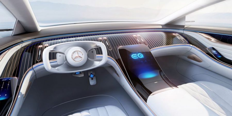 Mercedes EQS, Yapay Zeka ile MBUX Hyperscreen Sunacak-arabam.com