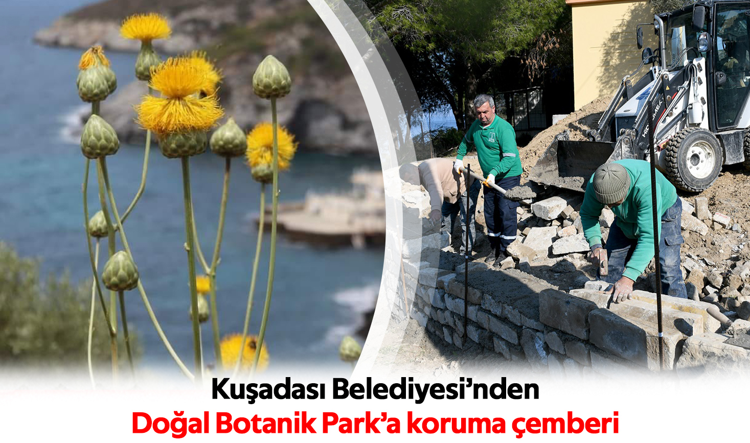 Kuşadası Belediyesi'nden Doğal Botanik Park'a koruma çemberi - İzmir'in En İyi Haber Sitesi
