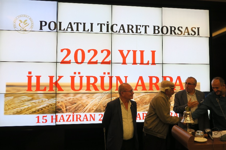 Borsamızda 2022 Yılı Mahsulü İlk Ürün “ARPA” Satışı gerçekleştirildi… – Polatlı  Ticaret Borsası